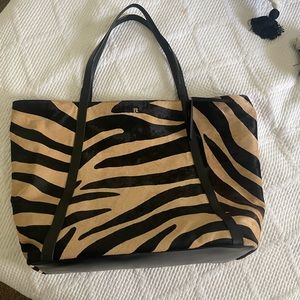 Banana Republic calf hair tote - NWT